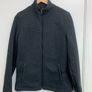 The North Face Jacket, Full Zip, Dark Gray, MED